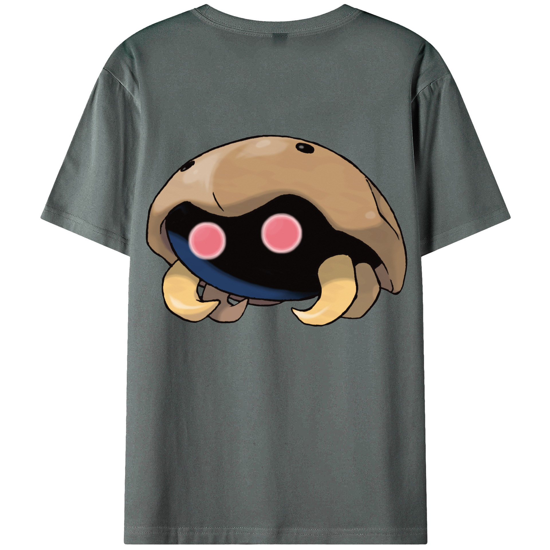 （画像用） ポケットモンスター Pokémon 綿100％ メンズ半袖Tシャツ（バックプリント） 通気性